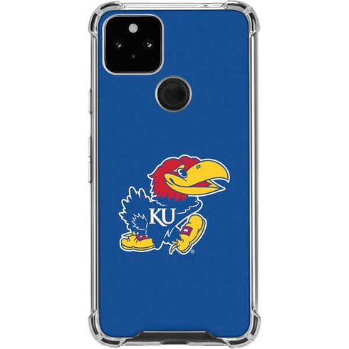 University of Kansas Jayhawks Mascot Outline Pixel Cases